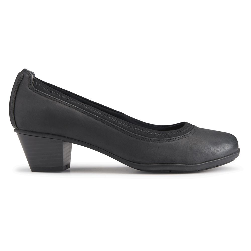 Rockport Canada Amy Heel - Womens Pumps Black (HPU897351)